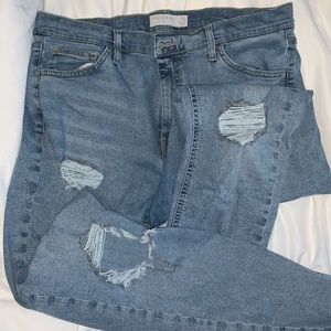 Topshop JAMIE jeans light wash denim
